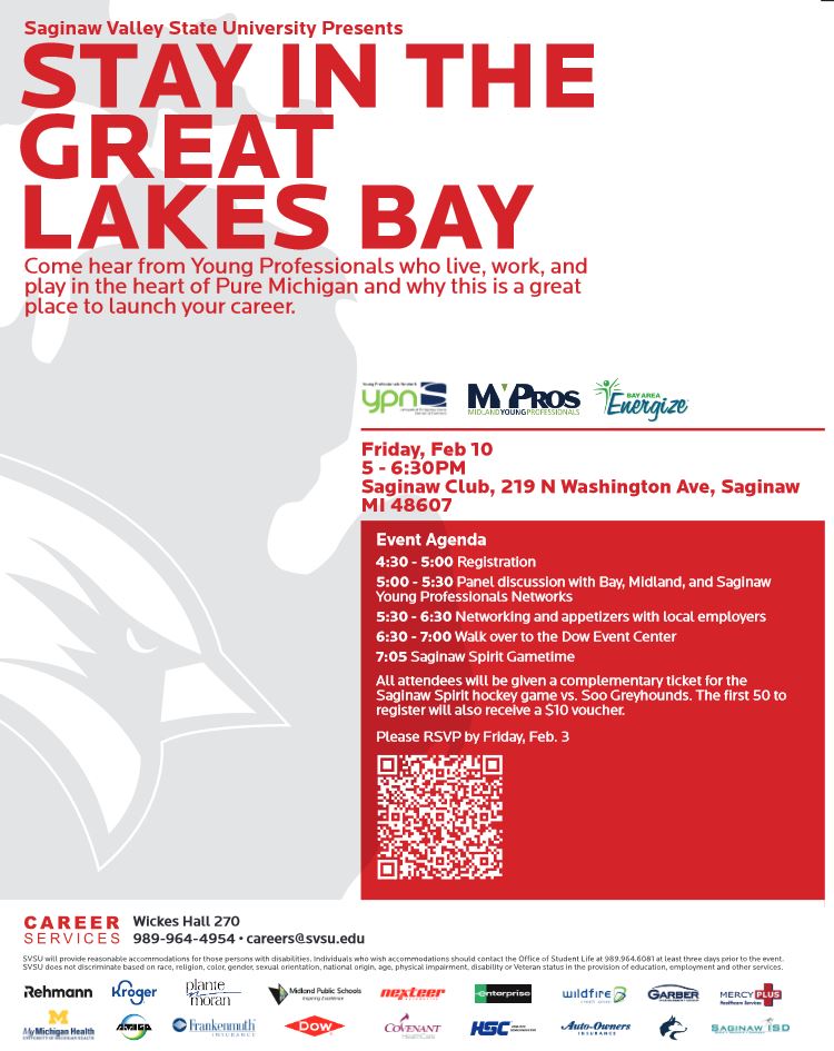 Stay in the Great Lakes Bay 2023 Flyer